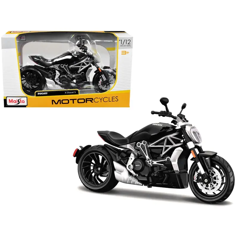 Ducati X Diavel S Black 1/12 Diecast Motorcycle Model By Maisto 1