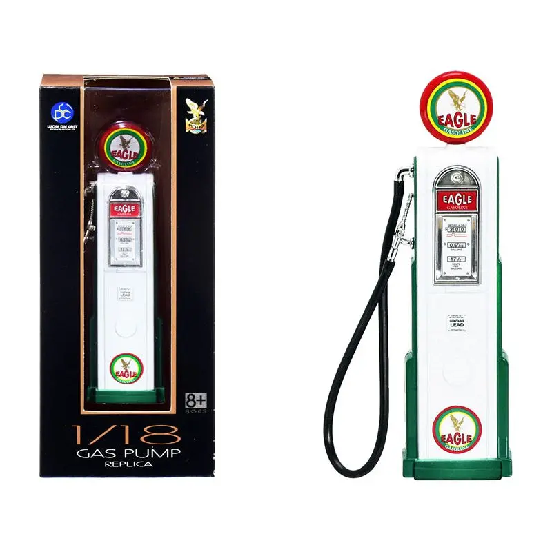 "Eagle Gasoline" Vintage Digital Gas Pump 1/18 Diecast Replica By Road Signature 1