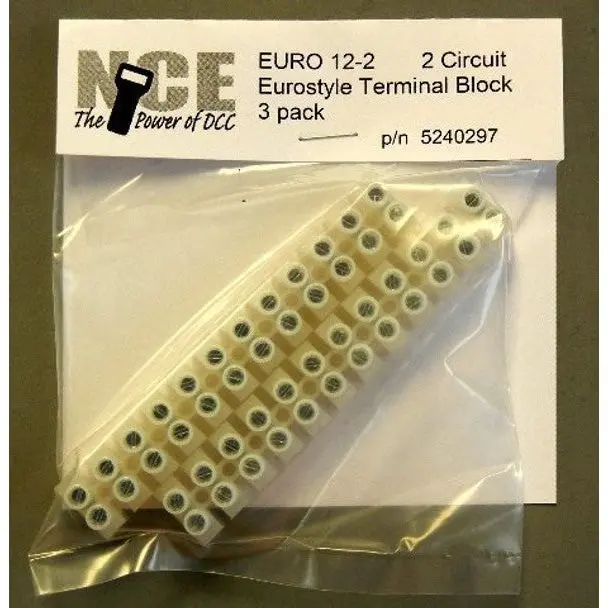Euro12-2 Term Strip 2/Pk 1