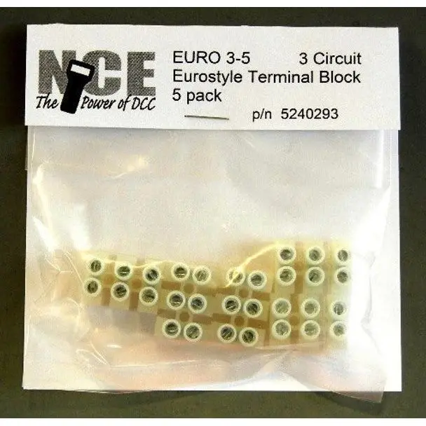 Euro3-5 Term Strip 5/Pk 1