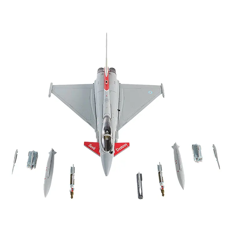 Eurofighter Typhoon Fgr4 Ef-2000 Aircraft "No.41(R) Squadron 100Th Anniversary" (2016) British Royal Air Force 1/72 Diecast Model By Jc Wings 1