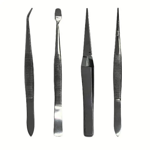 Excel Hobby Blade  4 Piece Tweezers Set 1