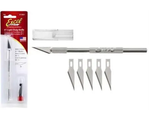 Excel Hobby Blade  K1 Knife With Safety Cap 1