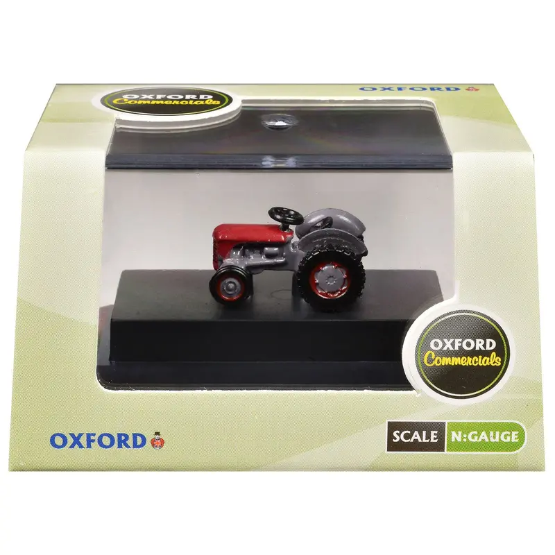 Ferguson Tractor Red And Gray 1/148 (N) Scale Diecast Model Car By Oxford Diecast 1
