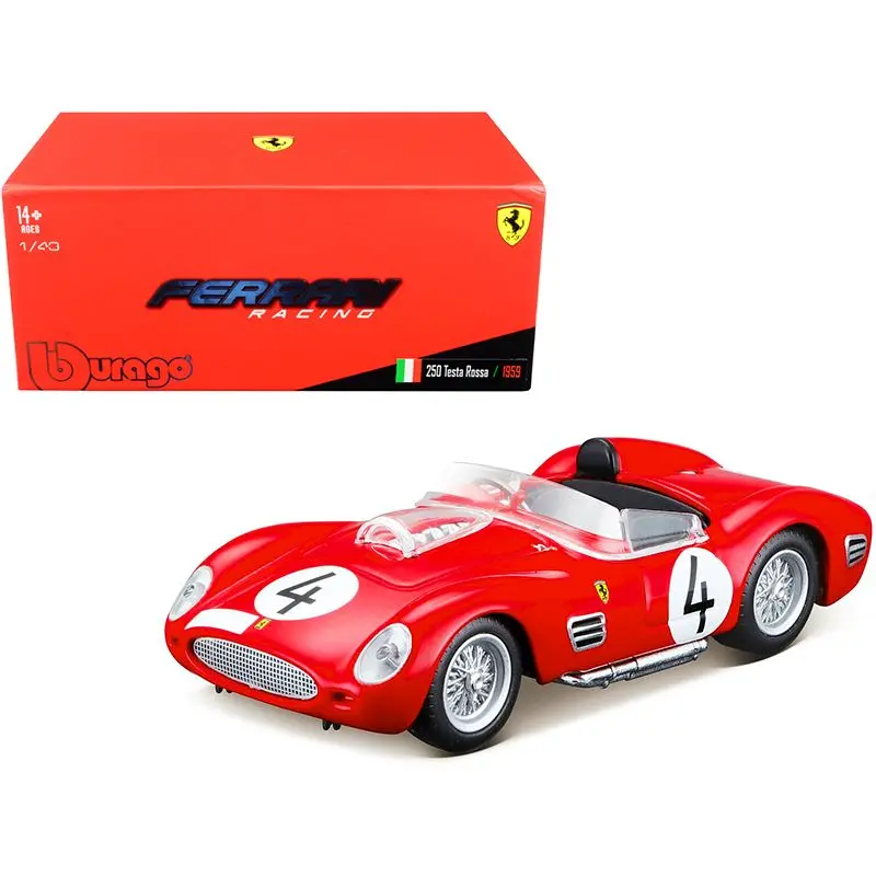 Ferrari 250 Testa Rossa #4 P. Hill - O. Gendebien Nurburgring 1000Km (1959) 1/43 Diecast Model Car By Bburago 1