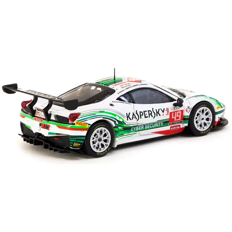 Ferrari 458 Italia Gt3 #49 Rui Aguas - Stephane Lemeret - Alexander Moiseev - Davide Rizzo "24 Hours Of Spa" (2016) "Hobby64" Series 1/64 Diecast Model Car By Tarmac Works 1