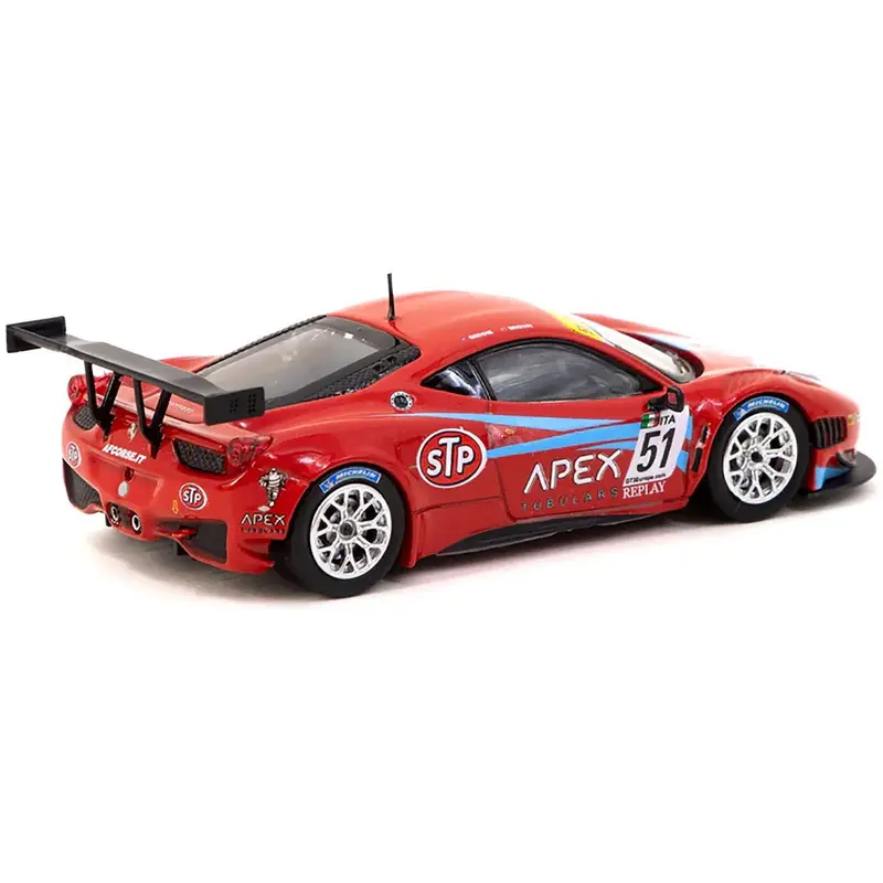 Ferrari 458 Italia Gt3 #51 Daniel Brown - Glynn Geddie "Fia Gt3 European Championship" (2011) "Hobby64" Series 1/64 Diecast Model Car By Tarmac Works 1