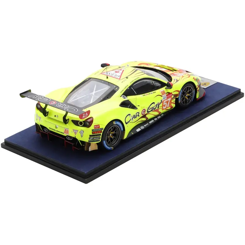 Ferrari 488 Gte #57 Scott Andrews - Mikkel Jensen - Takeshi Kimura Lmgte Am Class "Kessel Racing" 24 Hours Of Le Mans (2021) 1/18 Model Car By Looksmart 1