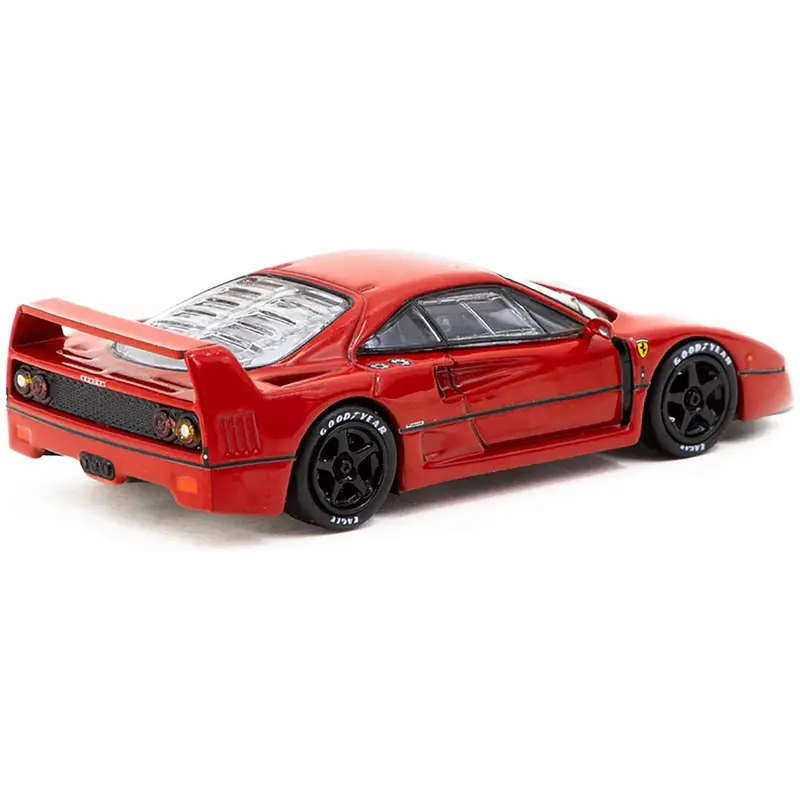 Ferrari F40 Lightweight Red "Road64" Series 1/64 Diecast Model Car By Tarmac Works 1
