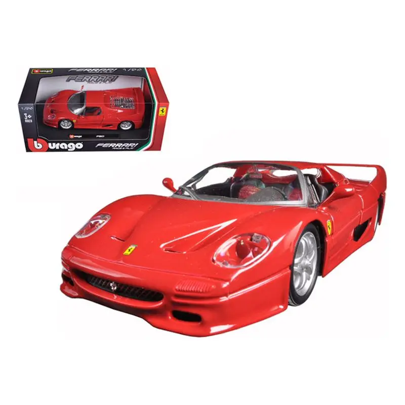 Ferrari F50 Red 1/24 Diecast Model Car By Bburago 1