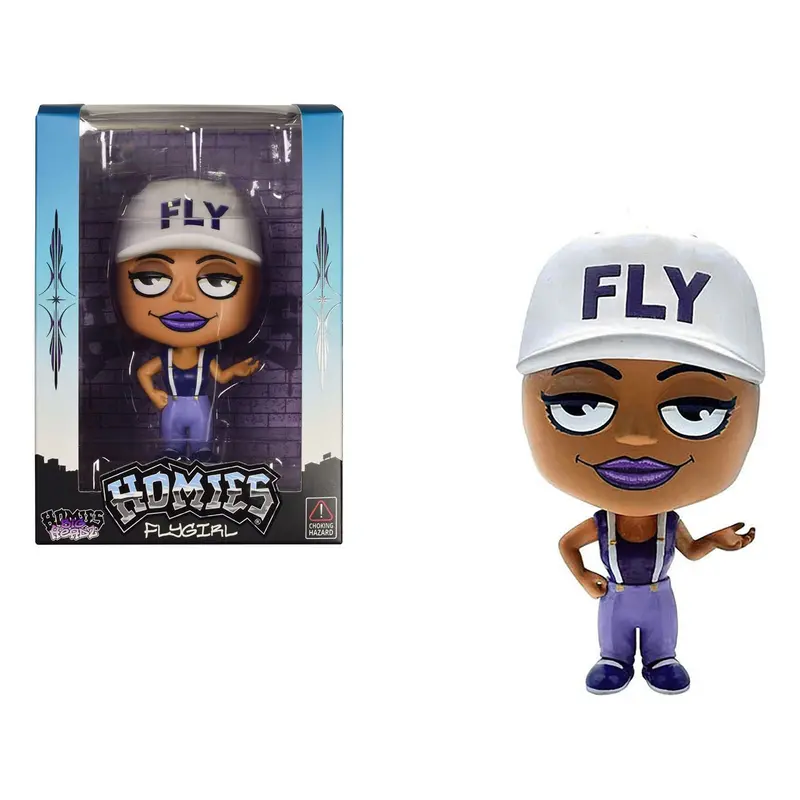 Flygirl 4.5" Figure "Homies Big Headz" Series 3 Model By Homies 1
