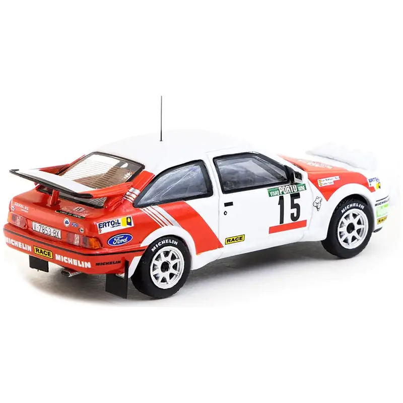 Ford Sierra Rs Cosworth #15 Carlos Sainz - Luis Moya "Rally De Portugal - Vinho Do Porto" (1988) "Hobby64" Series 1/64 Diecast Model Car By Tarmac Works 1