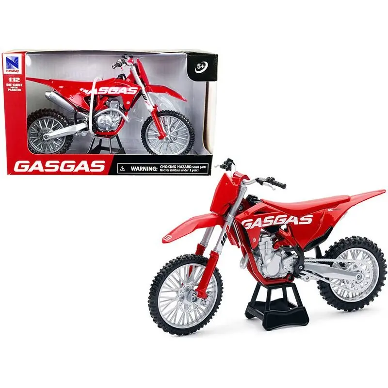 Gasgas Mc 450F Bike Motorcycle Red 1/12 Diecast Model By New Ray 1