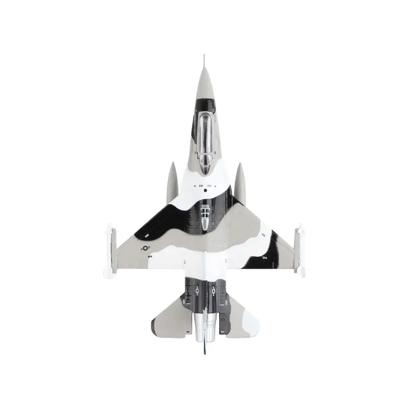 General Dynamics F-16 Fighting Falcon Fighter Aircraft Arctic Camouflage "United States Air Force" 1/126 Diecast Model Airplane By Postage Stamp 1