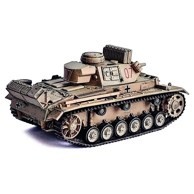 Germany Pz.Kpfw.Iii Ausf.N Dak Tank #07 "S.Pz.Abt.501 Tunisia" (1942/43) "Neo Dragon Armor" Series 1/72 Plastic Model By Dragon Models 1