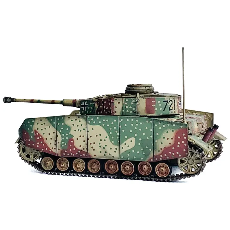 Germany Pz.Kpfw.Iv Ausf.J Mid Production Tank "#721 Western Front" (1944) "Neo Dragon Armor" Series 1/72 Plastic Model By Dragon Models 1