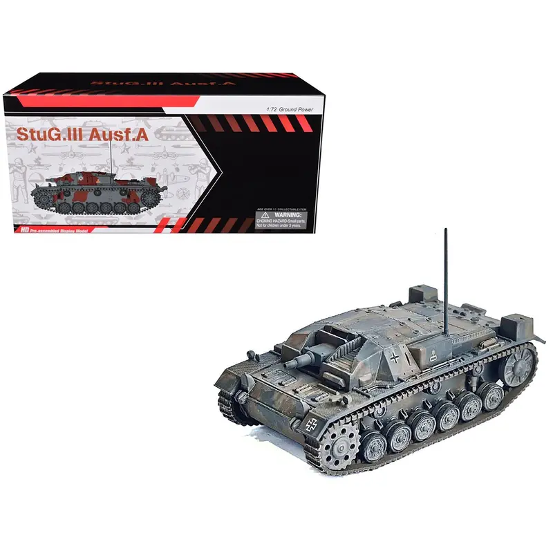 Germany Stug.Iii Ausf.A Tank "France" (1940) "Neo Dragon Armor" Series 1/72 Plastic Model By Dragon Models 1