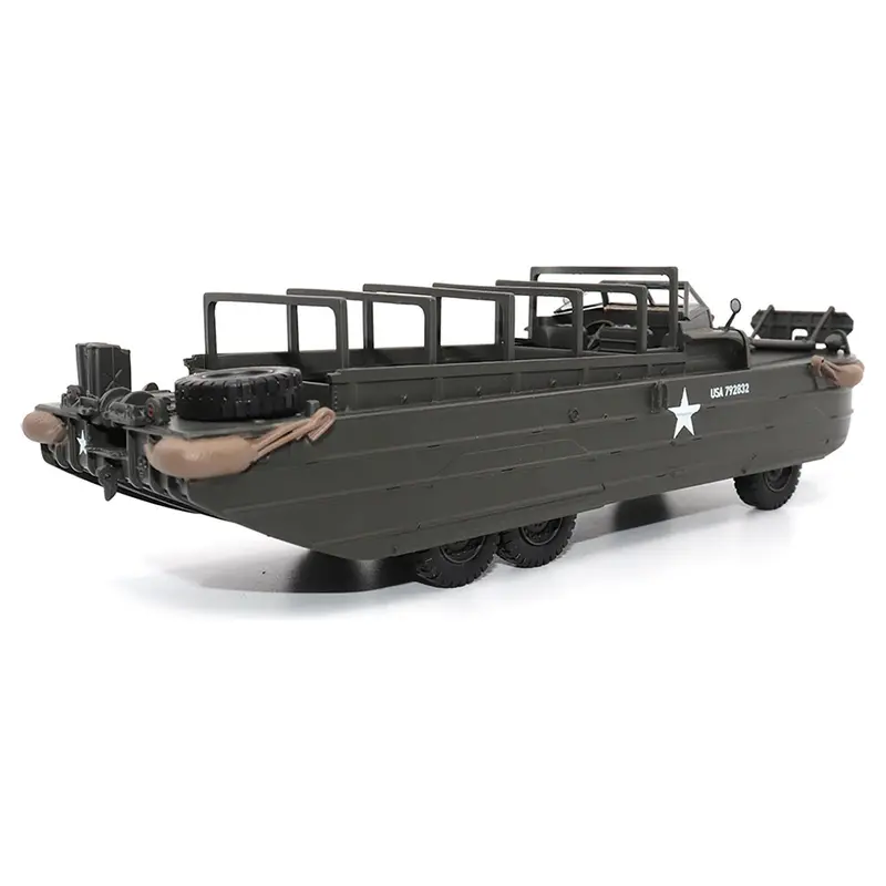 Gmc Dukw Amphibious Vehicle Olive Drab "United States Army" 1/43 Diecast Model By Militaria Die Cast 1