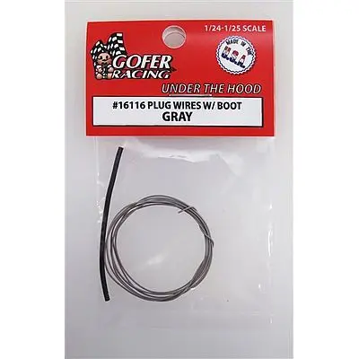 Gr Plug Wires W/Boot Gray 1