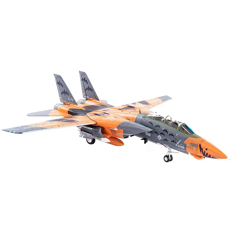 Grumman F-14D Tomcat Fighter Plane Ace Combat "Pumpkin Face" 1/144 Diecast Model By Jc Wings 1