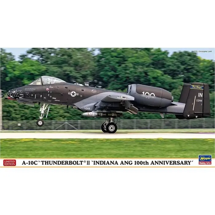 Hasegawa 1/72 A-10C Thunderbolt Ii Indiana Ang 100Th Anniversary Limited Edition Plastic Model Kit 1