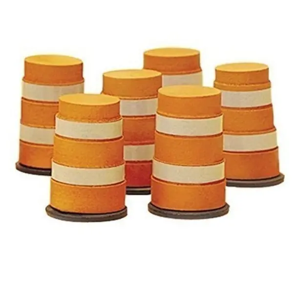 Highway Barrels Set Of 6 1