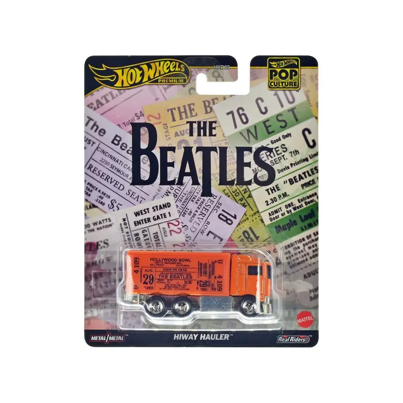 Hiway Hauler Orange With Concert Ticket Graphics "The Beatles" "Pop Culture" Series Diecast Model Car By Hot Wheels 1