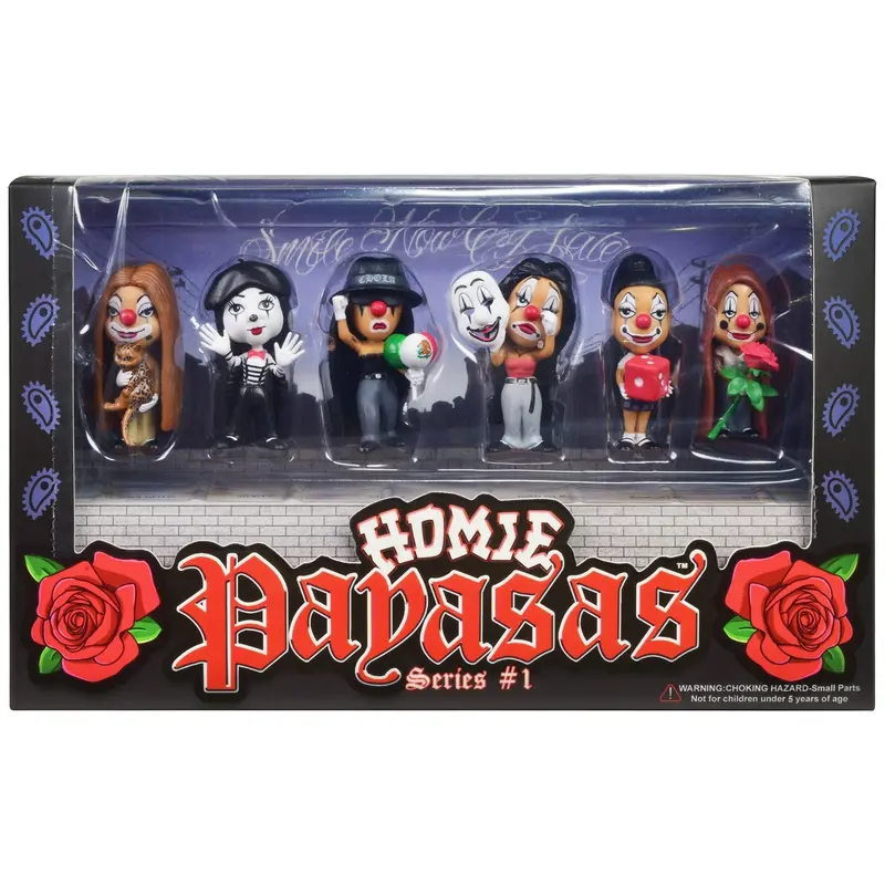 "Homie Payasas" Series 1 2-Inch Figures Set Of 6 Pieces By Homies 1