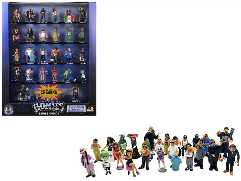 "Homies" Set Of 26 Figures Series 15 Limited Edition To 2500 Pieces Worldwide By Homies 1