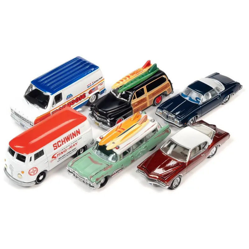 Johnny Lightning "2-Packs" 2023 Set A Of 6 Pieces Release 2 1/64 Diecast Model Cars By Johnny Lightning 1