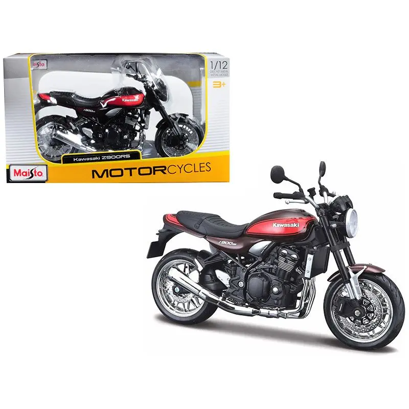 Kawasaki Z900rs Brown 1/12 Diecast Motorcycle Model By Maisto 1