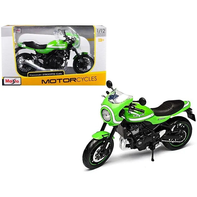 Kawasaki Z900rs Cafe Green 1/12 Diecast Motorcycle Model By Maisto 1