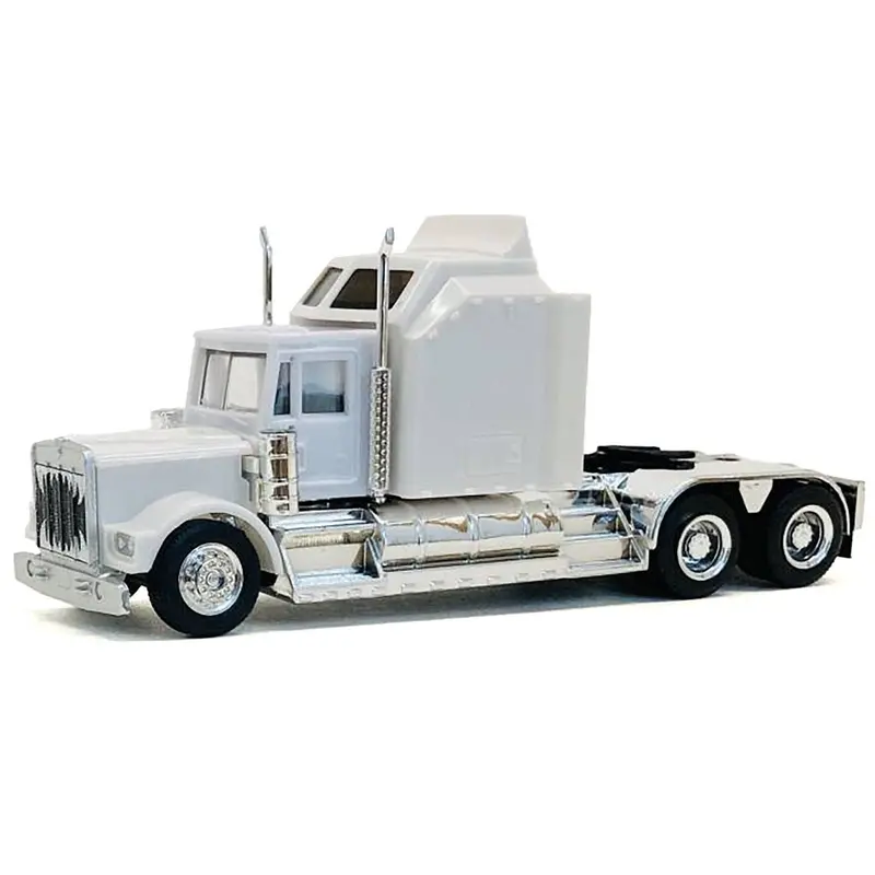 Kenworth W900 With Extra Large Sleeper White 1/87 (Ho) Plastic Model Car By Promotex 1