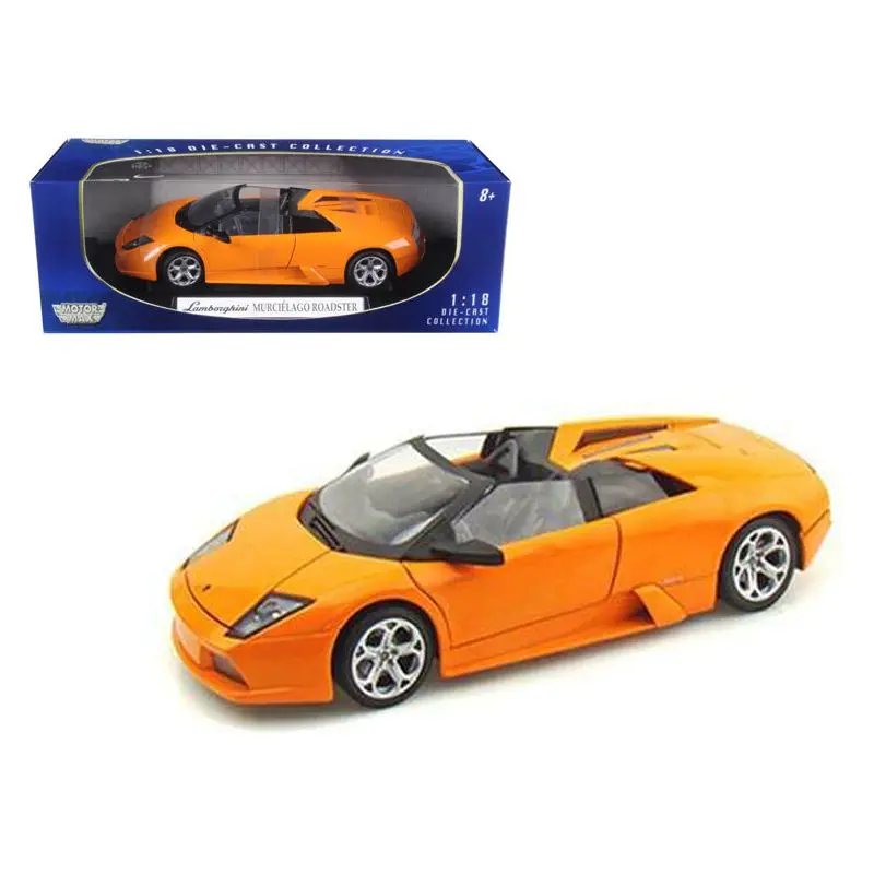 Lamborghini Murcielago Roadster Orange 1/18 Diecast Model Car By Motormax 1