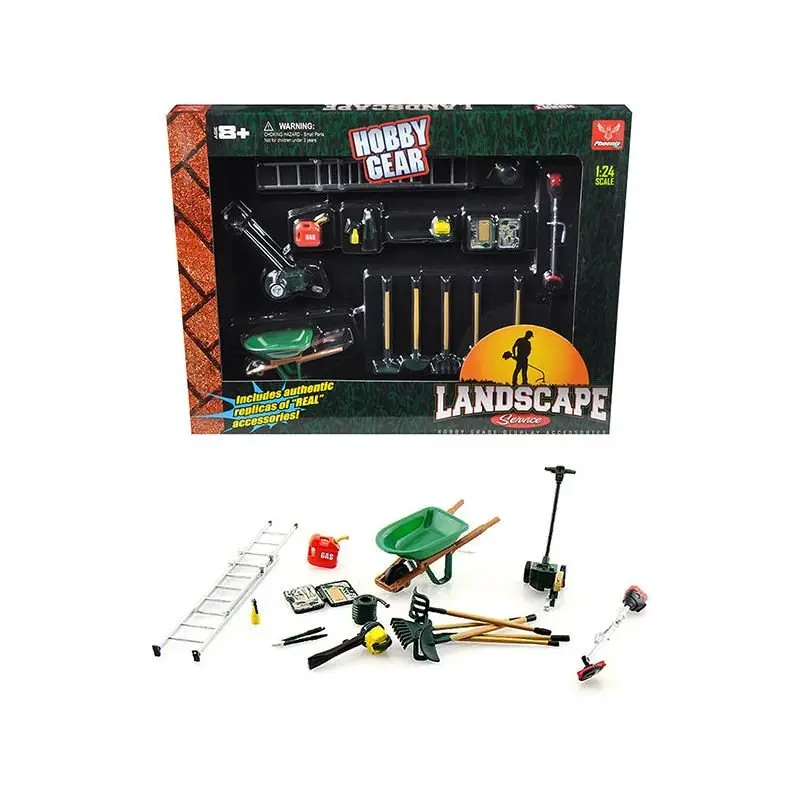 "Landscape Service" Accessories Set For 1/24 Scale Models By Phoenix Toys 1