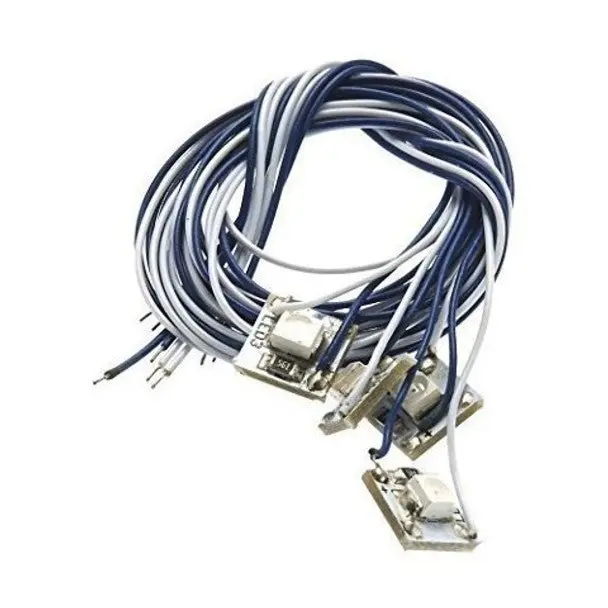Led Amber W/10" Leads 4Pk 1
