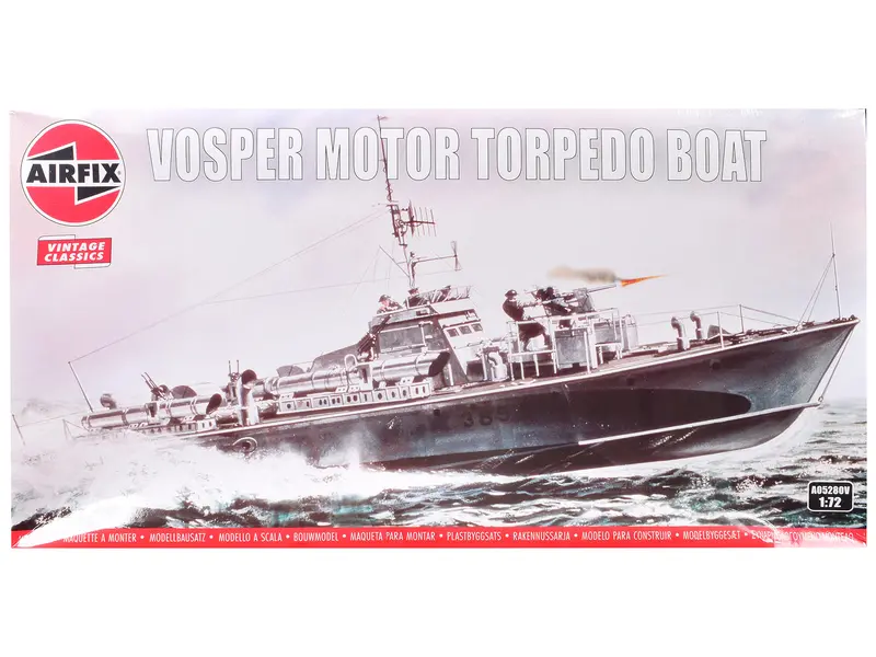 Level 3 Model Kit Vosper Motor Torpedo Boat 1/72 Plastic Model Kit By Airfix 1
