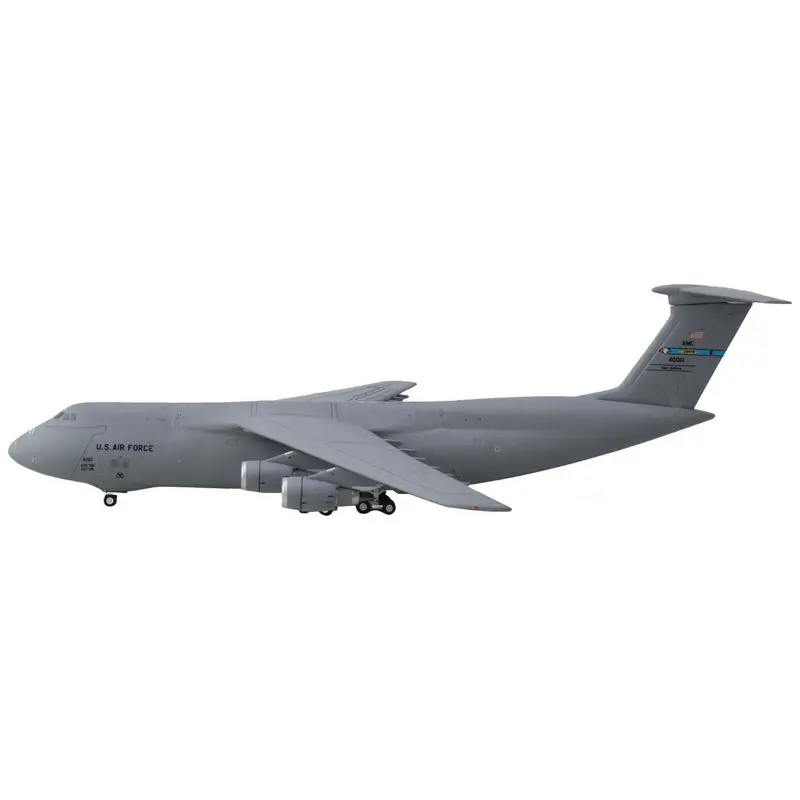 Lockheed C-5M Super Galaxy Transport Aircraft "Dover Air Force Base" United States Air Force (84-0061) Gray "Gemini Macs" Series 1/400 Diecast Model Airplane By Geminijets 1