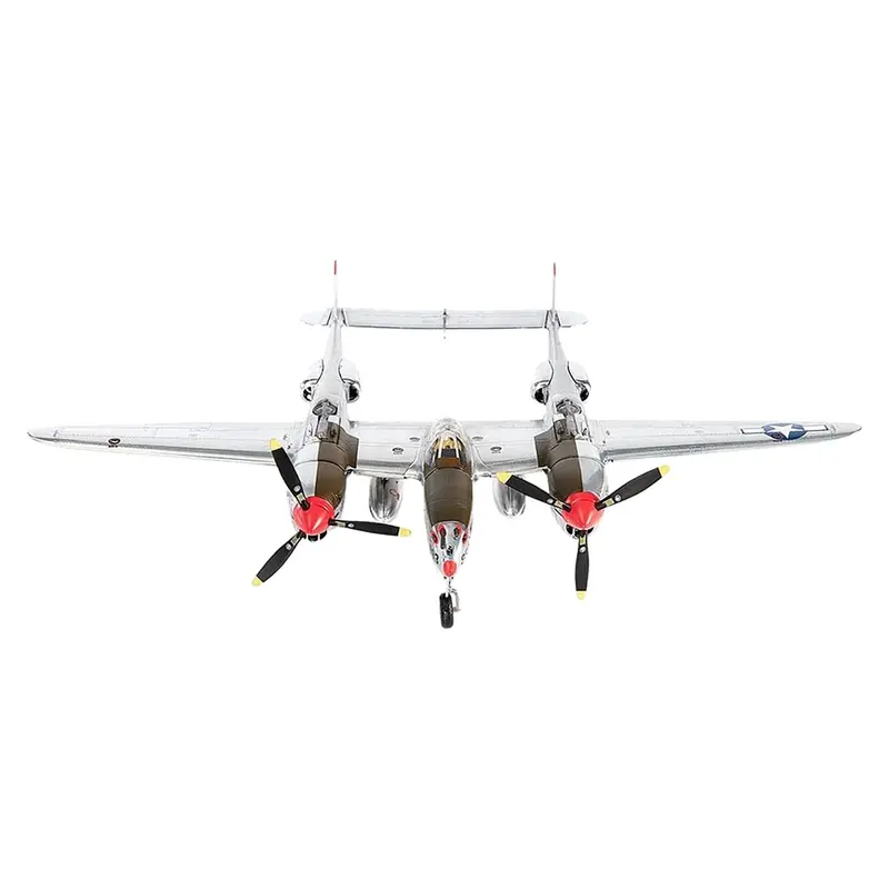 Lockheed P-38J Lightning Fighter Aircraft "Marge Captain Richard Bong 5Th Fighter Command" (1944) United States Army Air Force 1/72 Diecast Model By Jc Wings 1