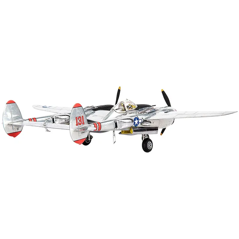 Lockheed P-38J Lightning Fighter Plane "Major Thomas Mcguire U.S. Army Air Force 431St Fighter Squadron" (1944) 1/72 Diecast Model By Jc Wings 1