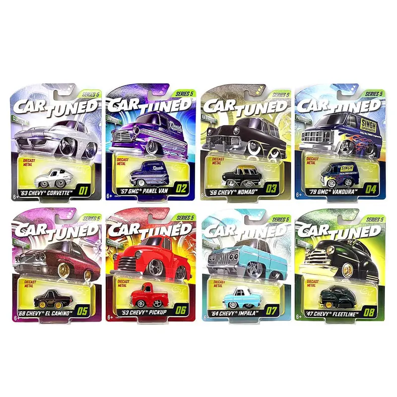 "Mainline" 2025 Series 5 Set Of 8 Pieces Diecast Model Cars By Cartuned 1
