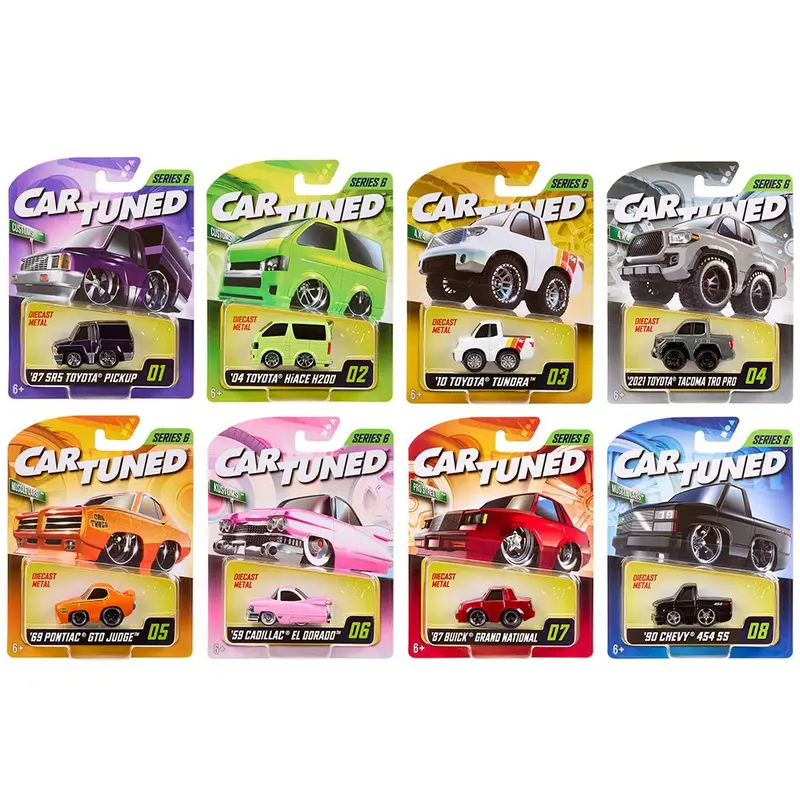 "Mainline" 2025 Series 6 Set Of 8 Pieces Diecast Model Cars By Cartuned 1