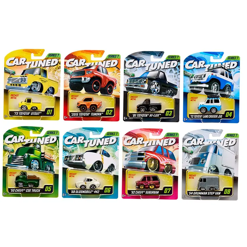 "Mainline" 2025 Series 7 Set Of 8 Pieces Diecast Model Cars By Cartuned 1