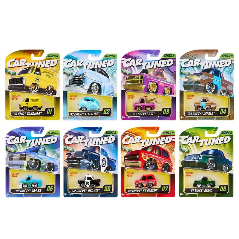"Mainline" 2025 Series 8 Set Of 8 Pieces Diecast Model Cars By Cartuned 1