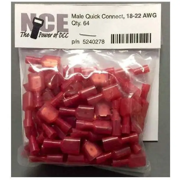 Male Quick Con Red 64Pkg 1