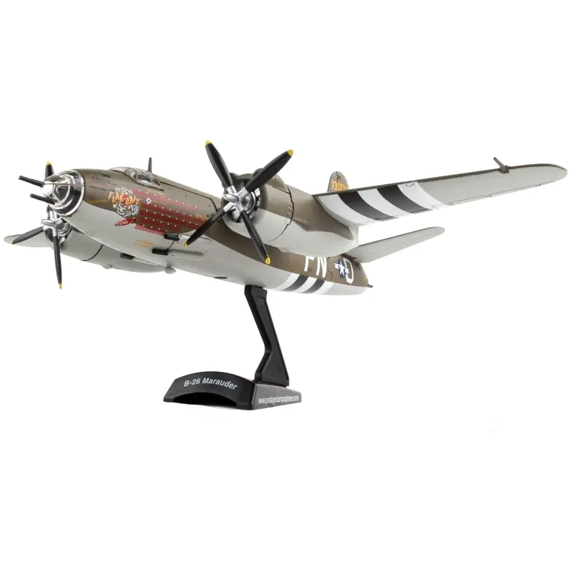 Martin B-26 Marauder Bomber Aircraft "Flak Bait" United States Army Air Forces 1/107 Diecast Model Airplane By Postage Stamp 1