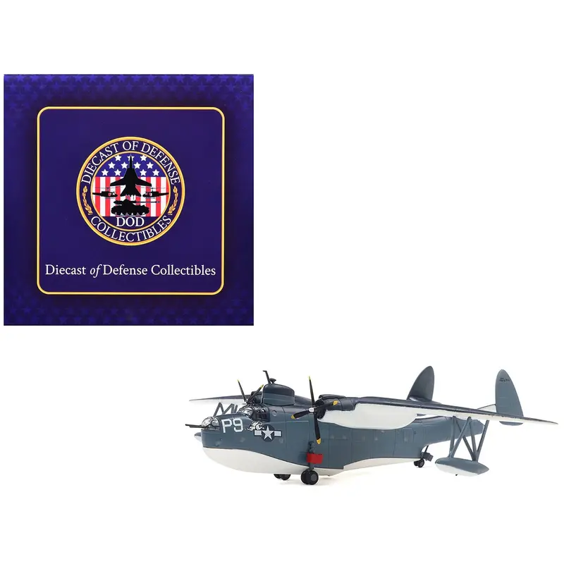 Martin Pbm-3D Mariner Aircraft "United States Navy" 1/144 Diecast Model By Diecast Of Defense 1