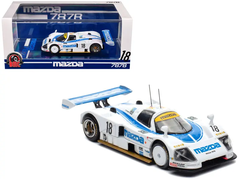 Mazda 787B #18 Stefan Johansson - David Kennedy - Maurizio Sandro Sala "Mazdaspeed" "24 Hours Of Le Mans" (1991) 1/64 Diecast Model Car By Bm Creations 1