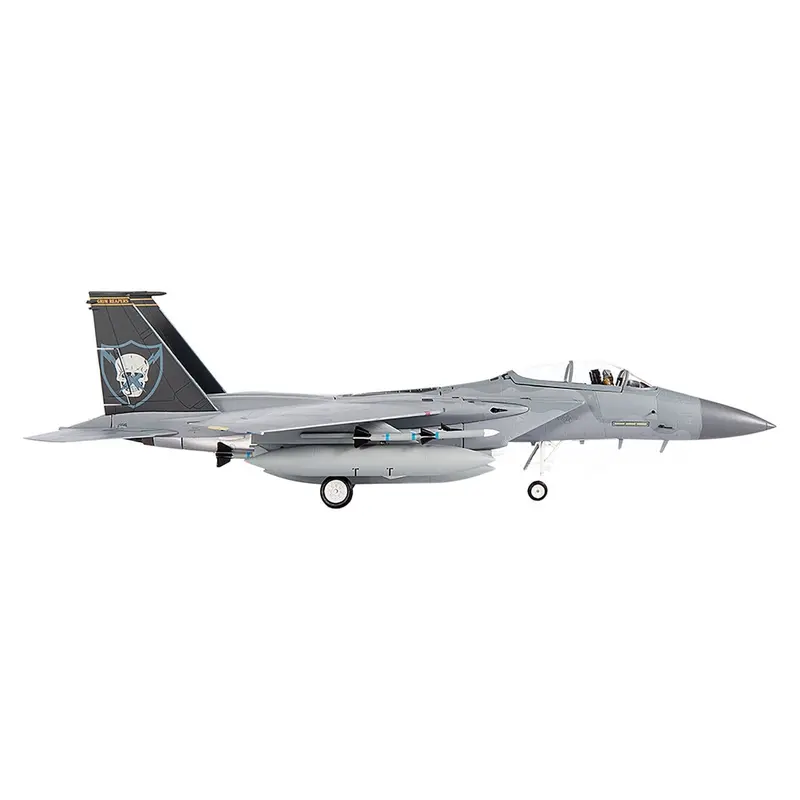 Mcdonnell Douglas F-15C Eagle Fighter Aircraft "493Rd Fighter Squadron Grim Reapers 45Th Anniversary Edition" (2022) United States Air Force 1/72 Diecast Model By Jc Wings 1