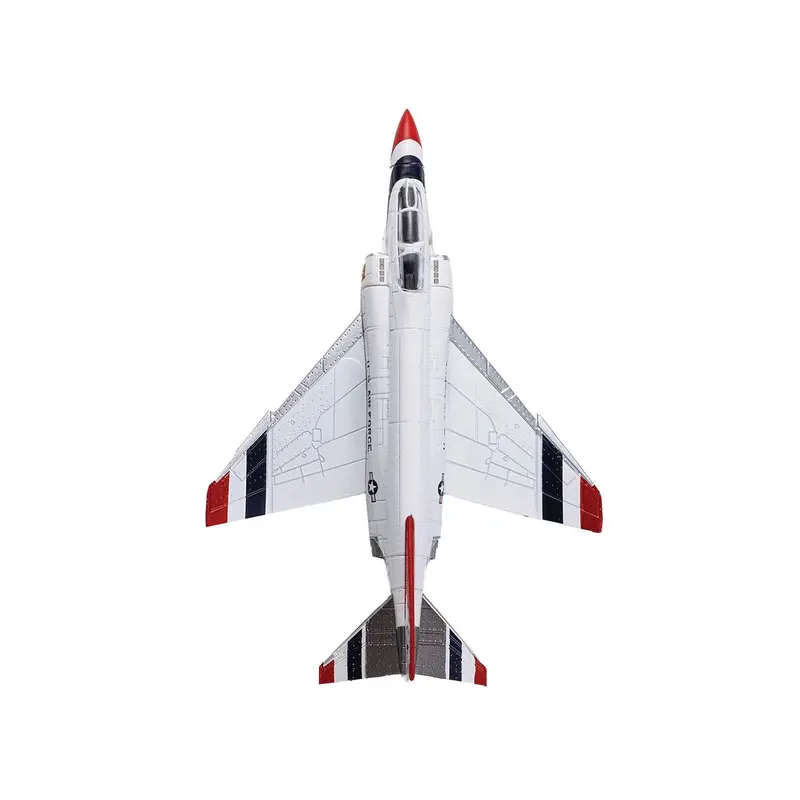 Mcdonnell Douglas F-4 Phantom Aircraft "No. 1 Thunderbirds" United States Air Force "Collector Series" 1/144 Diecast Model By Air Force 1 1